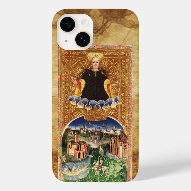 COQUES Case-Mate iPhone TAROTS DE RENAISSANCE ANTIQUE 21 / LE MONDE (Verso)