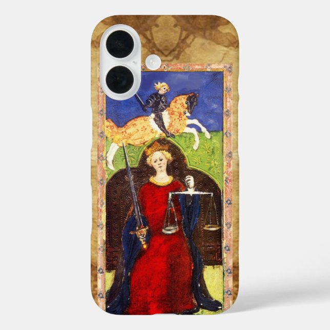 COQUES Case-Mate iPhone TAROTS DE RENAISSANCE ANTIQUE 8 / JUSTICE (Verso)