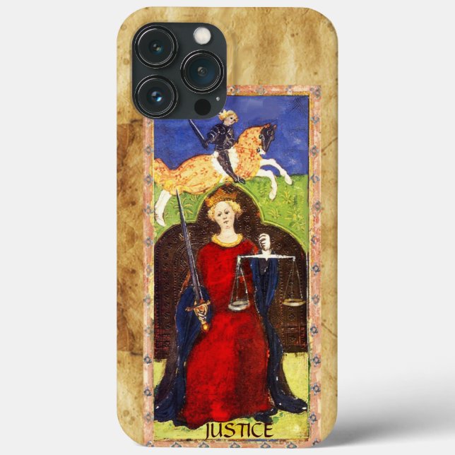 COQUES Case-Mate iPhone TAROTS DE RENAISSANCE ANTIQUE 8 / JUSTICE (Verso)