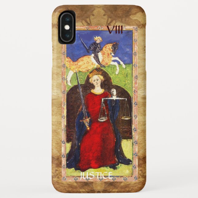 COQUES Case-Mate iPhone TAROTS DE RENAISSANCE ANTIQUE 8 / JUSTICE (Dos)