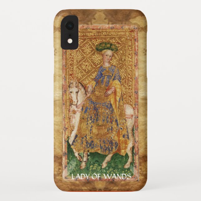 COQUES Case-Mate iPhone TAROTS DE RENAISSANCE ANTIQUE / FEMME DE VÊTEMENTS (Dos)