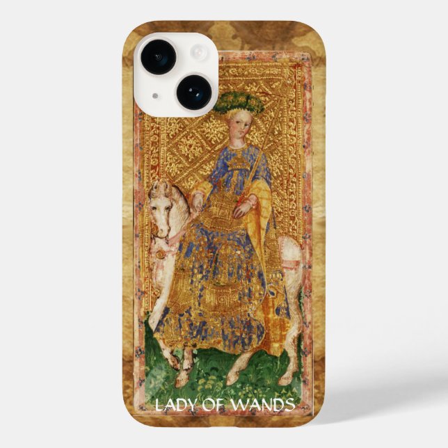 COQUES Case-Mate iPhone TAROTS DE RENAISSANCE ANTIQUE / FEMME DE VÊTEMENTS (Verso)