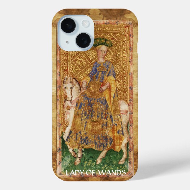 COQUES Case-Mate iPhone TAROTS DE RENAISSANCE ANTIQUE / FEMME DE VÊTEMENTS (Verso)