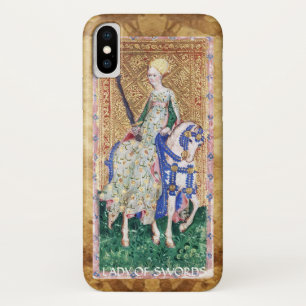 COQUE iPhone X   TAROTS DE RENAISSANCE ANTIQUE / FEMME DES ÉPÈRES