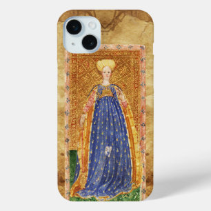 COQUE iPhone 15 MINI TAROTS DE RENAISSANCE ANTIQUE / MAIN DE VÊTEMENTS
