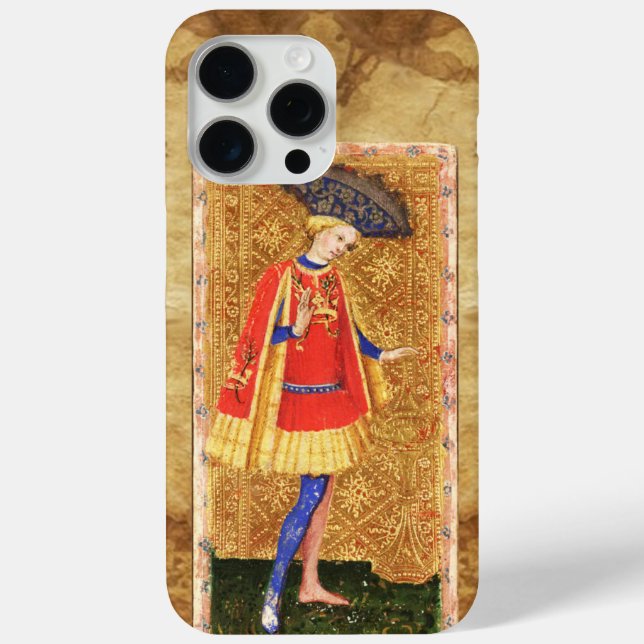 COQUES Case-Mate iPhone TAROTS DE RENAISSANCE ANTIQUE / PAGE DES TASSES (Verso)
