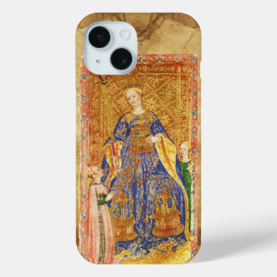COQUE POUR iPhone 15 TAROTS DE RENAISSANCE ANTIQUE / REINE DE WANDS