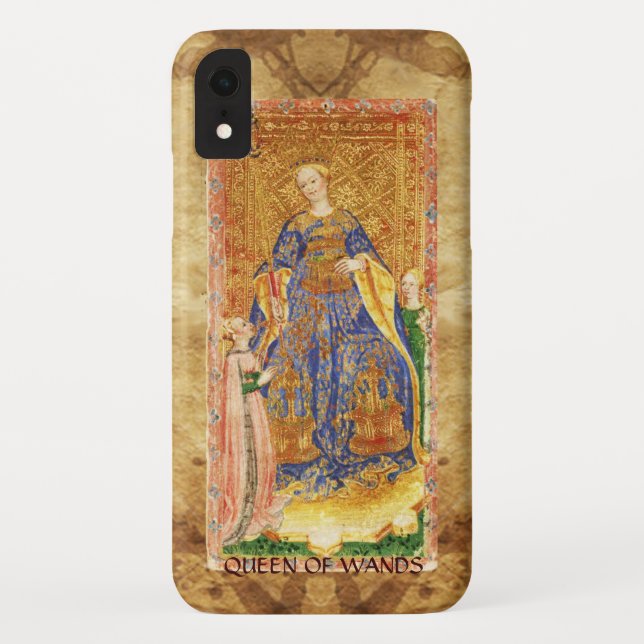 COQUES Case-Mate iPhone TAROTS DE RENAISSANCE ANTIQUE / REINE DE WANDS (Dos)
