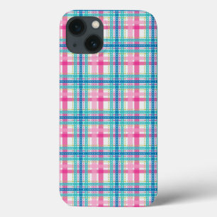 Etui iPhone 13 Tartan, motif de plaid