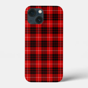 Case-Mate iPhone Case tartan Munro rouge carreaux noir