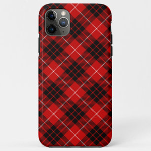 Case-Mate iPhone Case Tartan Munro rouge noir carreau