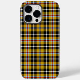 Coque Pour Pour iPhone 14 Pro Max Tartan national cornique jaune et noir