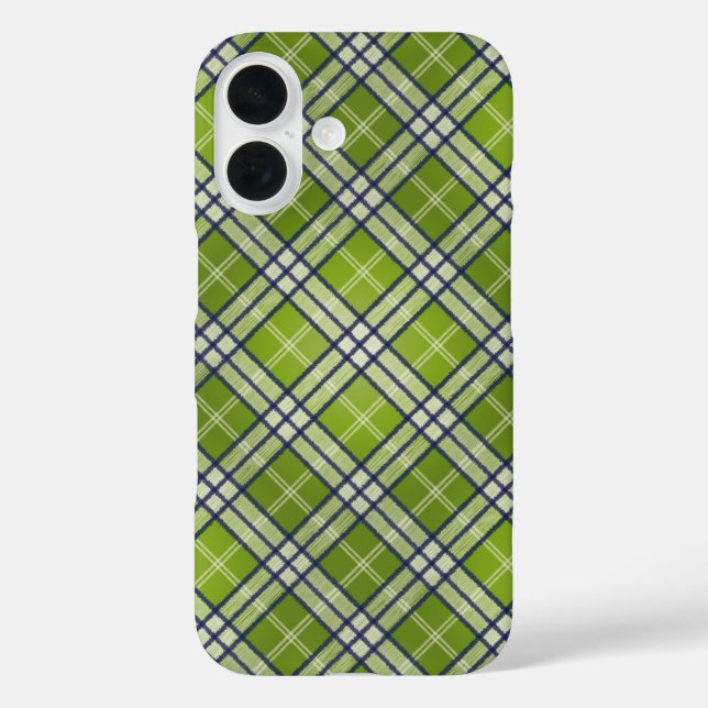 Coques Case-Mate iPhone Tartan vert (Verso)