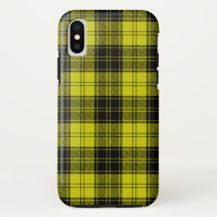 Coques Pour iPhone tartane MacLachlan jaune et noir