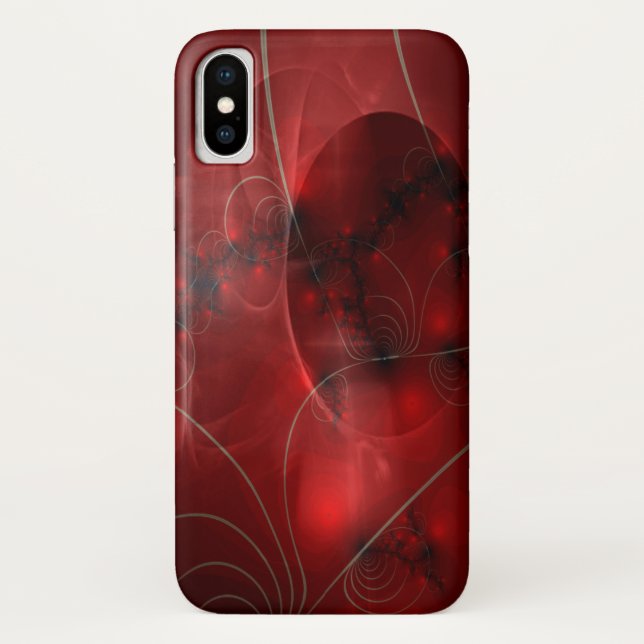 Coques Case-Mate iPhone Tarte cerise Abstraite (Dos)