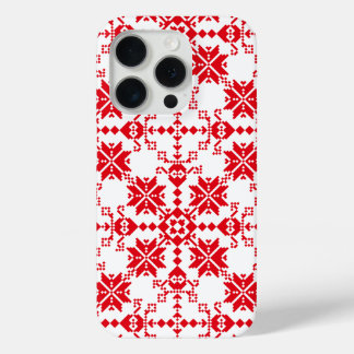 Coque iPhone 15 Pro Tartlau jaune rouge