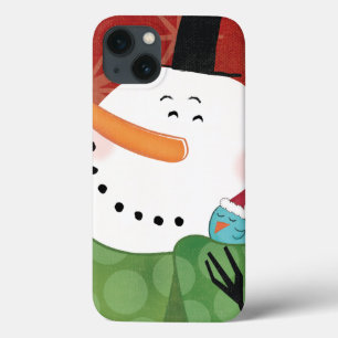 Coques Pour iPhone Tasse bleue de Noël avec du cacao foncé