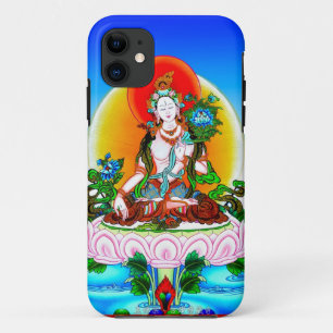 Coques Pour iPhone Tatouage blanc Tara de thangka tibétain oriental