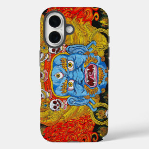 Coque Pour iPhone 16 tatouage cool oriental tibétain thangka démon