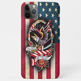Case-Mate iPhone Case Tatouage d'aigle vintage patriotique américain