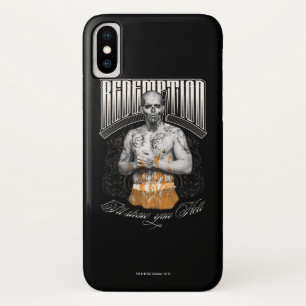Coque iPhone X Tatouage de "rachat" d'EL Diablo du peloton   de