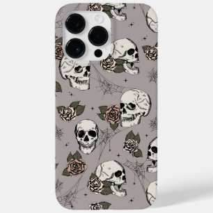 Coque Pour Pour iPhone 14 Pro Max Taupe vintage et Roses