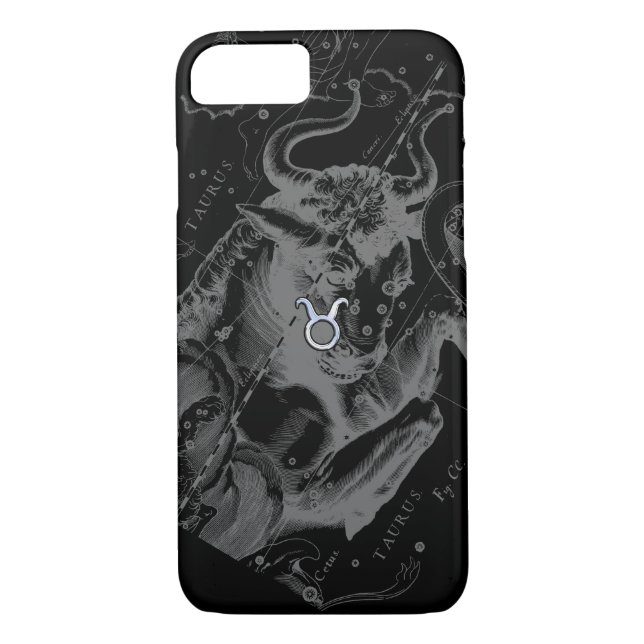 Coques Case-Mate iPhone Taurus Zodiac Connexion Hevelius Black (Dos)