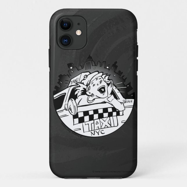 Coques Case-Mate iPhone Taxi fille (Dos)