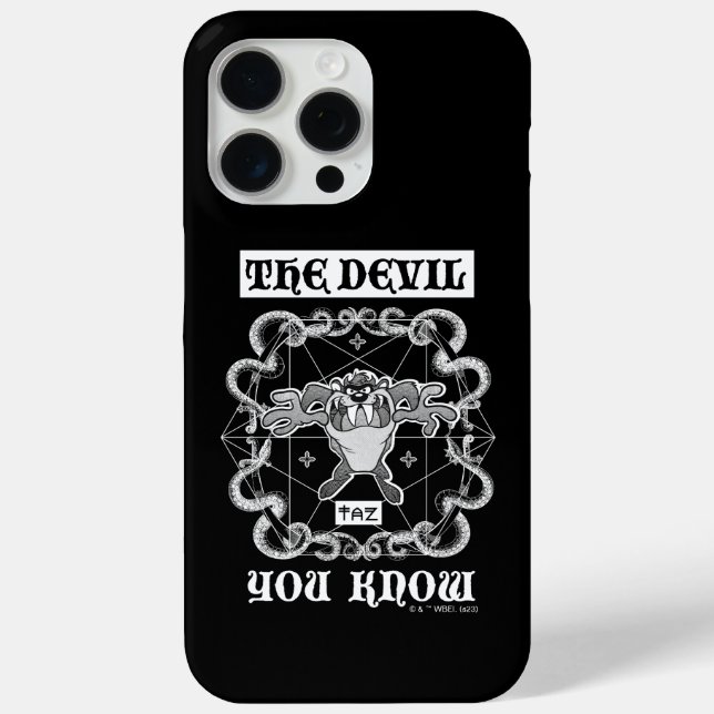 Coques Case-Mate iPhone TAZ™ Le Diable que vous connaissez (Verso)