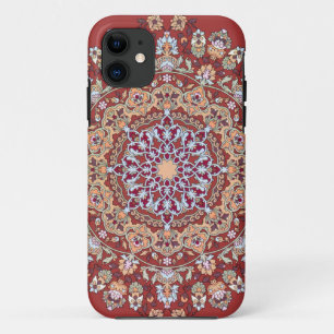 Etui iPhone Case-Mate Tazhib de l'art persan avec fonds rouge l'envoie