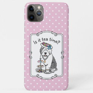 Case-Mate iPhone Case Tea Party Vieux chien anglais (Grey 1)