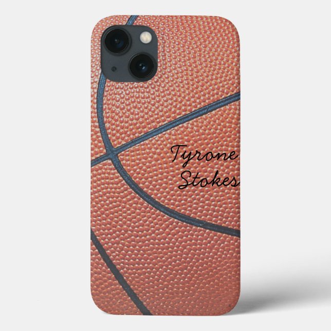 Coques Case-Mate iPhone Team Spirit_Basketball texture_Autograph Style (Verso)