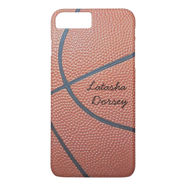 Coques Case-Mate iPhone Team Spirit_Basketball texture look_personnalisée (Dos)