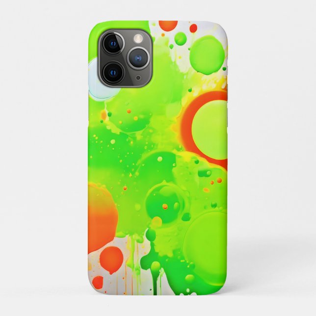 Coques Case-Mate iPhone Teintes Vertes & Orange (Dos)