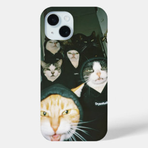 Coque Pour iPhone 15 Téléphone Chat