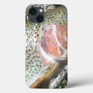Etui iPhone 13 Téléphone pour peau de truite arc-en-ciel