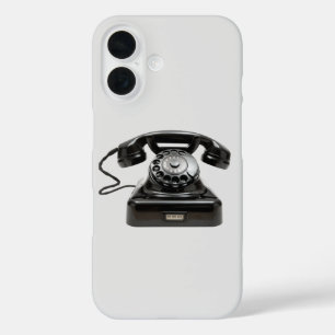 Coque Pour iPhone 16 Téléphone vintage Numéro de téléphone personnalisé