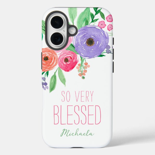 Coques Case-Mate iPhone Tellement Bénie Florale De Printemps (Verso)