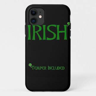 Coque iPhone 11 Temper irlandais inclus