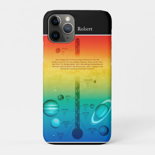 Case-Mate iPhone Case Température chaude froide du système solaire de la