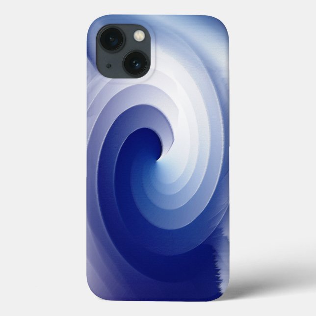 Coques Case-Mate iPhone Tempête bleue Sapphire (Verso)