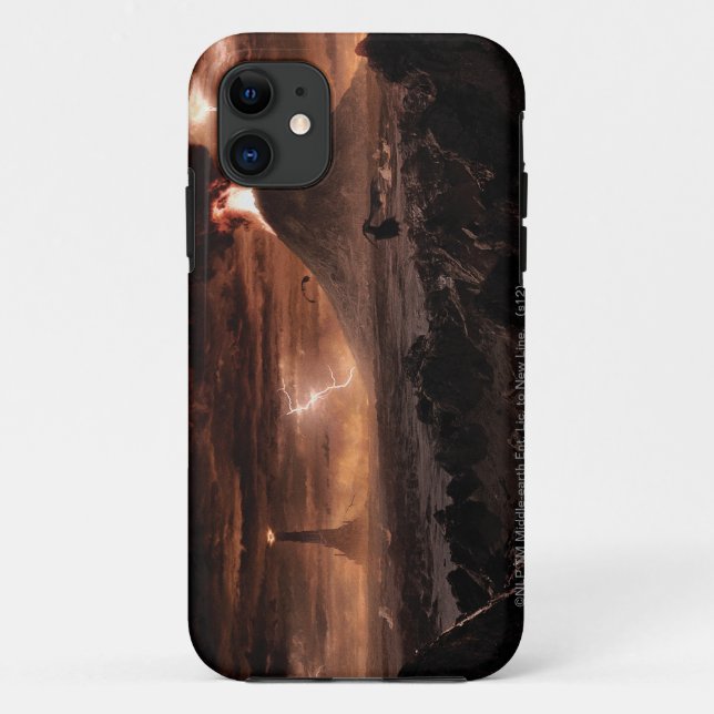 Coques Case-Mate iPhone Tempête de la foudre de Mordor (Dos)