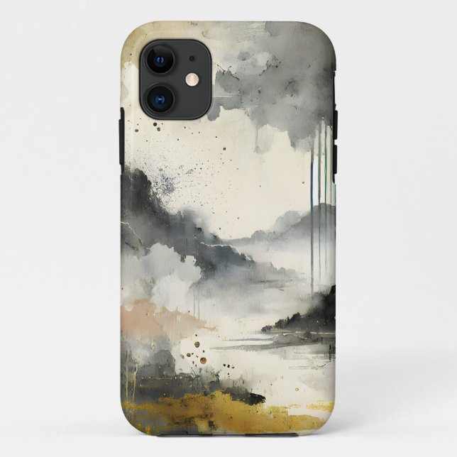 Coques Case-Mate iPhone Tempête d'or (Dos)