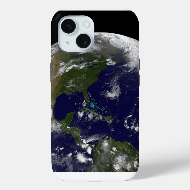 Coques Case-Mate iPhone Tempêtes Tropicales Sur La Planète Terre. (Verso)