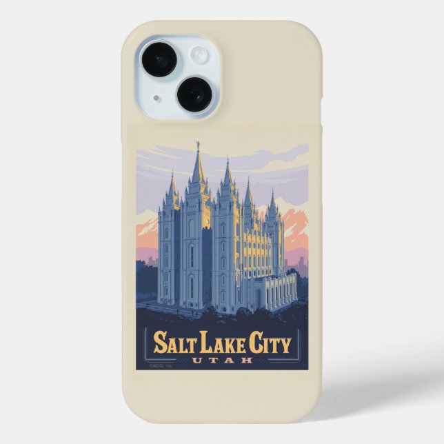 Coques Case-Mate iPhone Temple de Salt Lake | Salt Lake City, Utah (Verso)