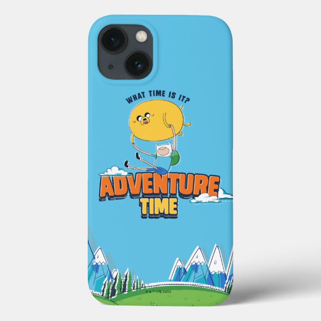 Coques Case-Mate iPhone Temps d'aventure | Jake Flottant Avec Finn (Verso)
