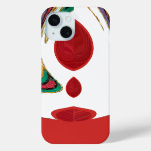 Coque Pour iPhone 15 Temps Tea.png rouge de thé