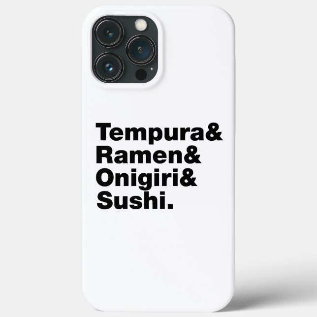 Coques Case-Mate iPhone Tempura & Ramen & Onigiri & Sushi. (Verso)