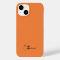 Tendance Couleur frais Tangerine minimaliste