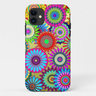 Etui iPhone Case-Mate Tendance Psychedelique Fleur Accessoire d'impressi